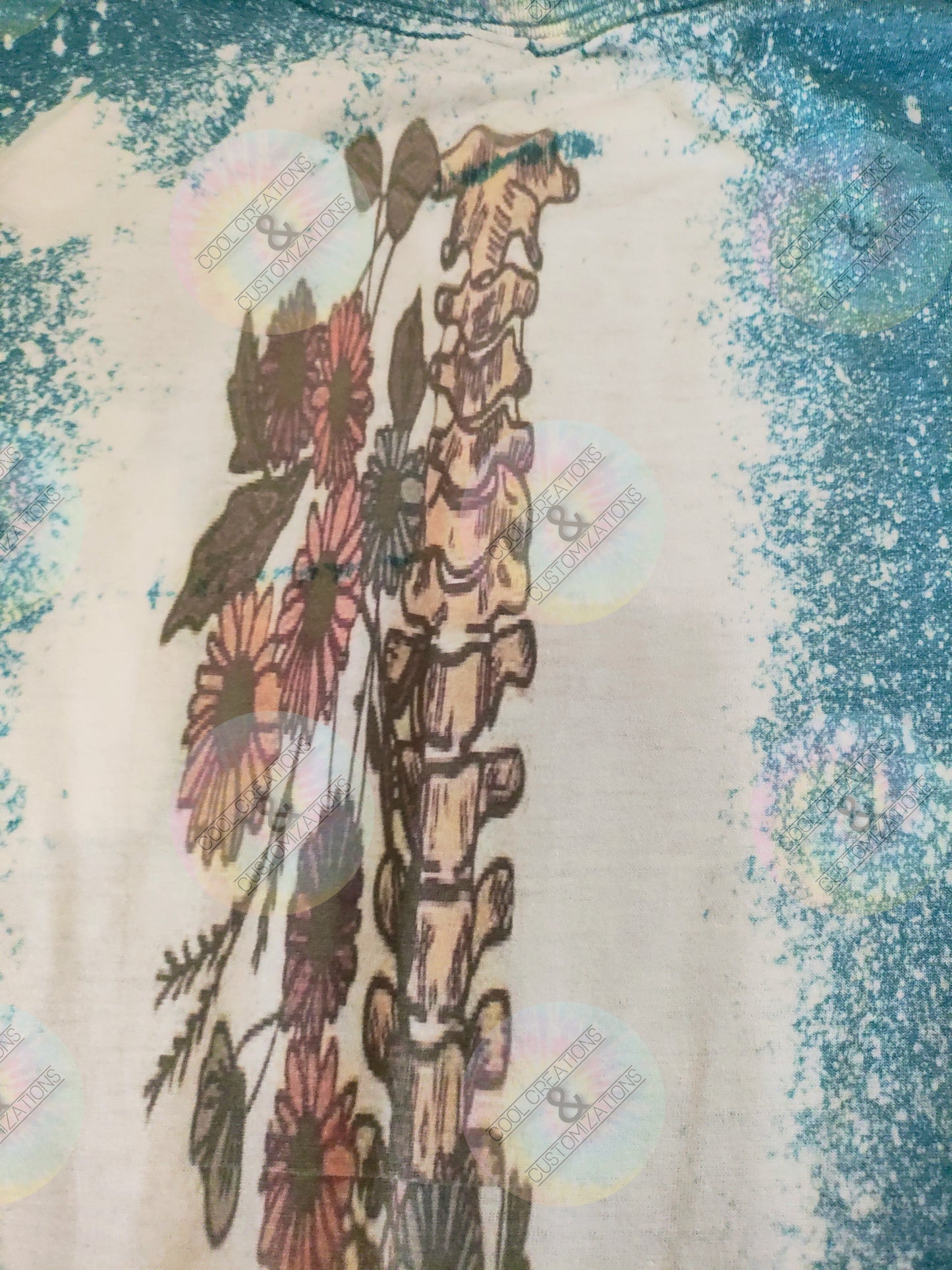 "Grow Through It" Bleached Tee