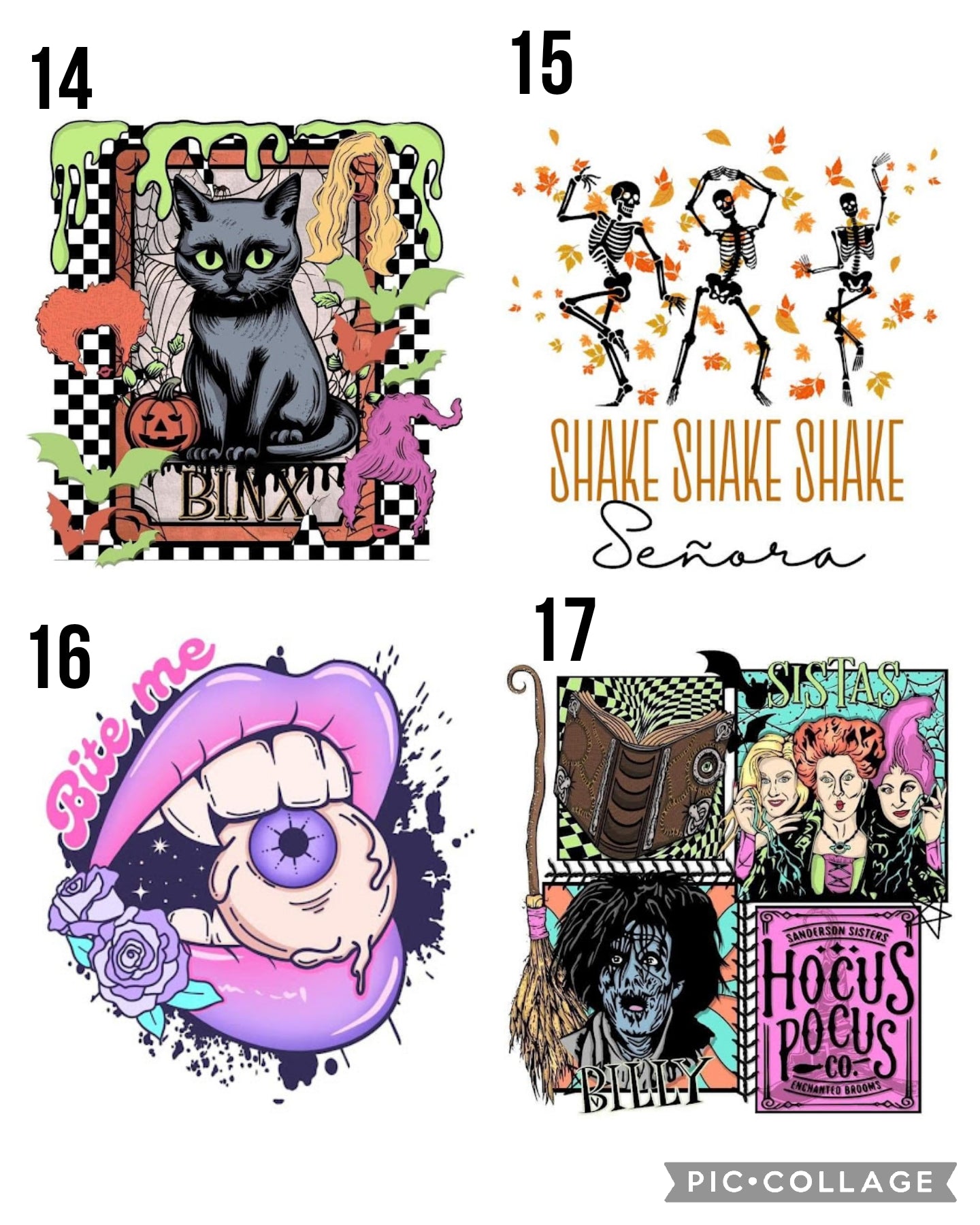 Halloween Designs (Bleached)