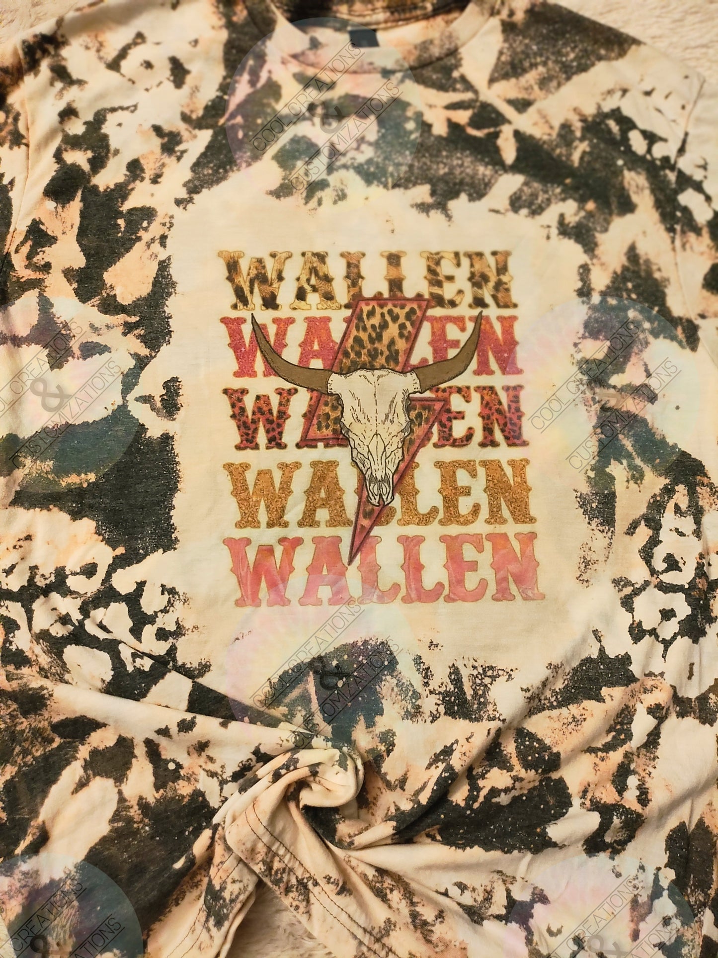 "Wallen" Bleached Tee