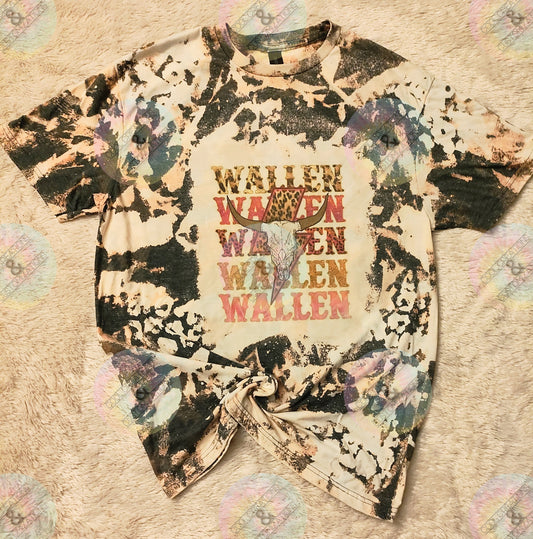 "Wallen" Bleached Tee