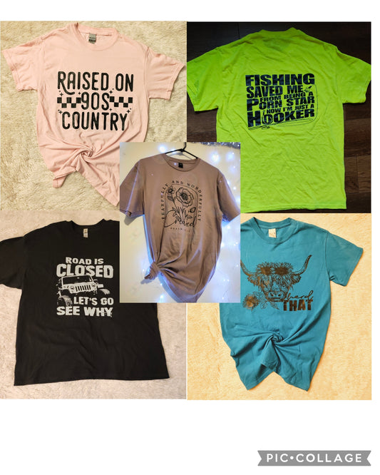 2 Mystery Solid Tees Bundle