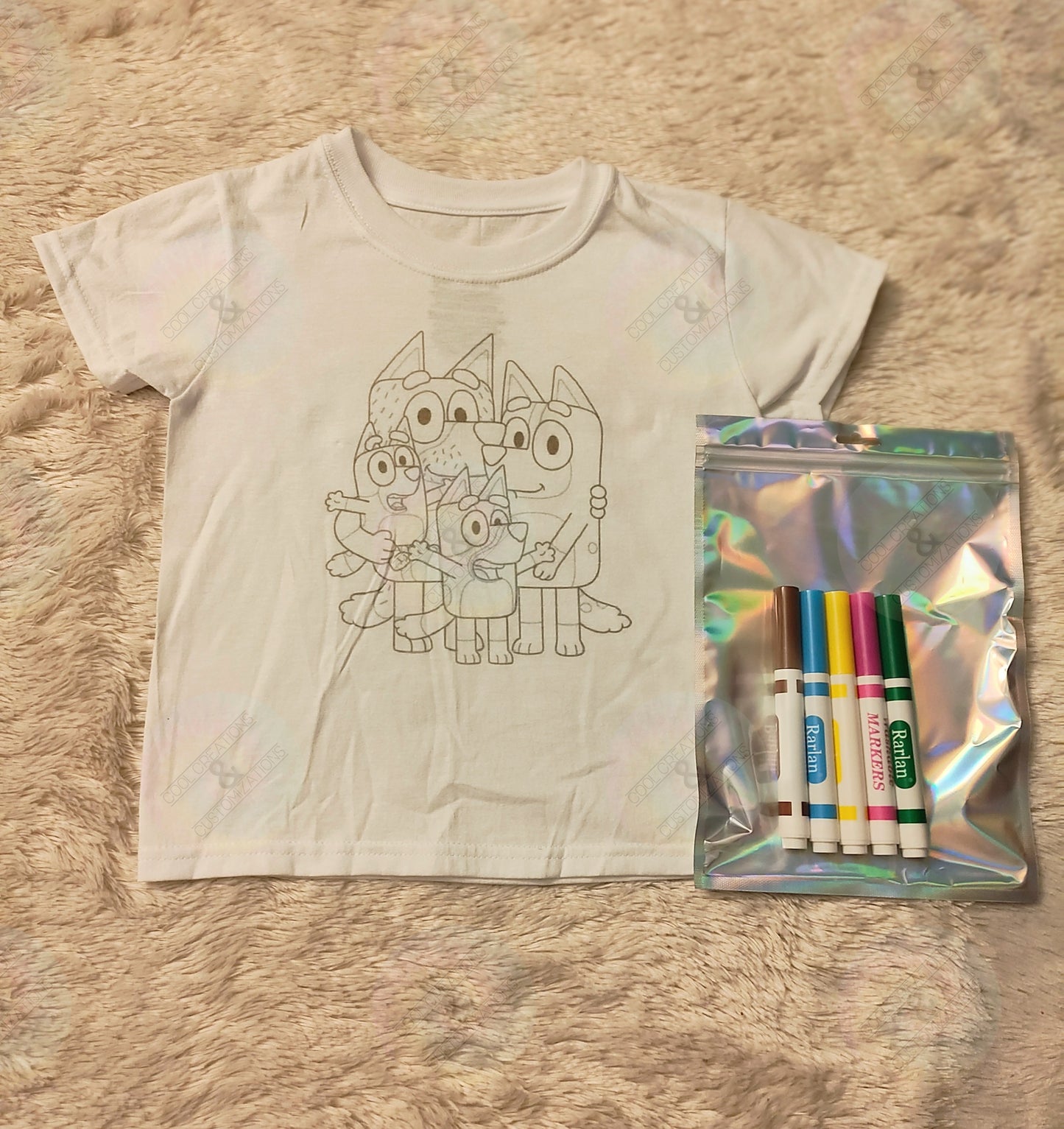 "Bluey" Color me tee