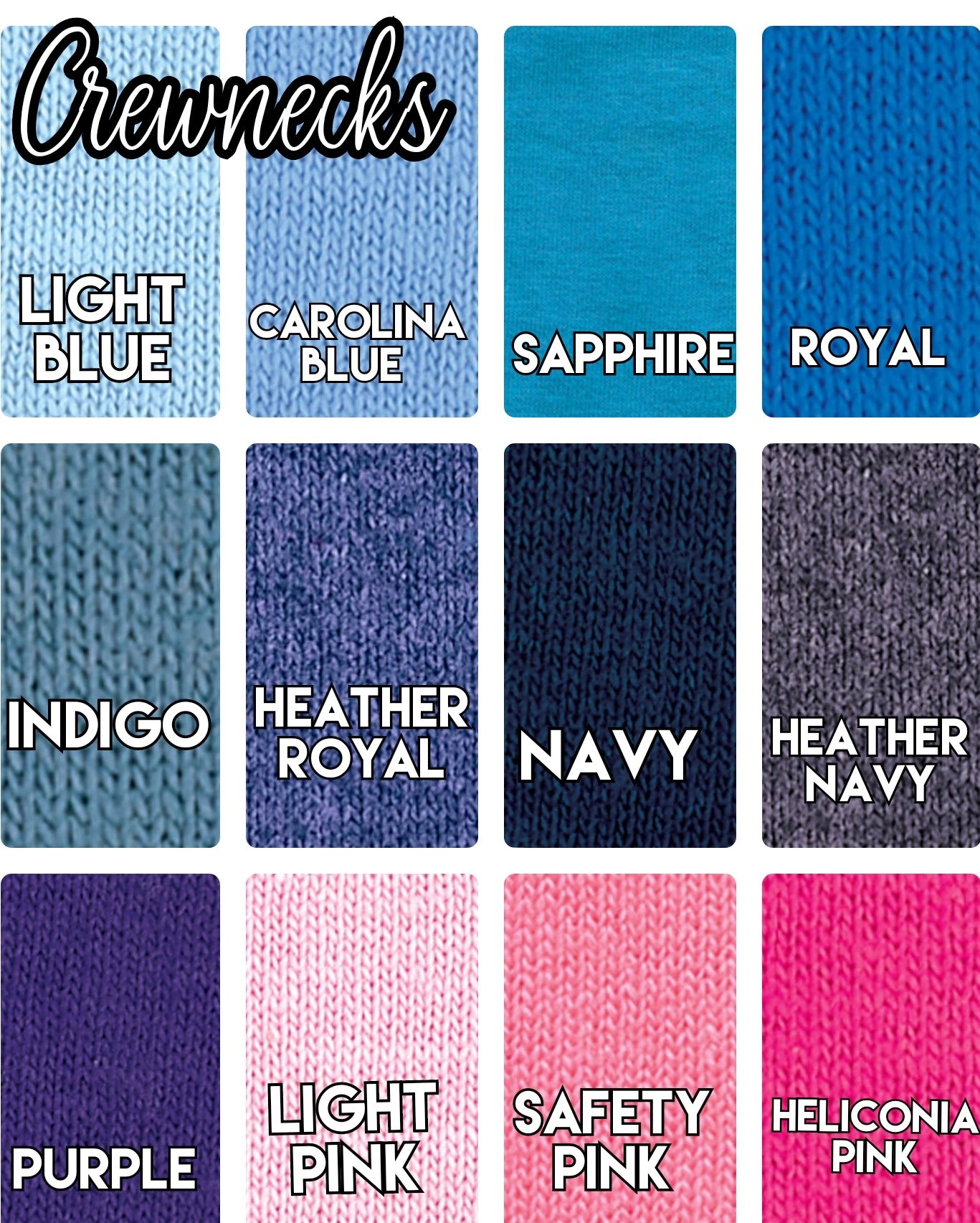5X Solid Crewneck