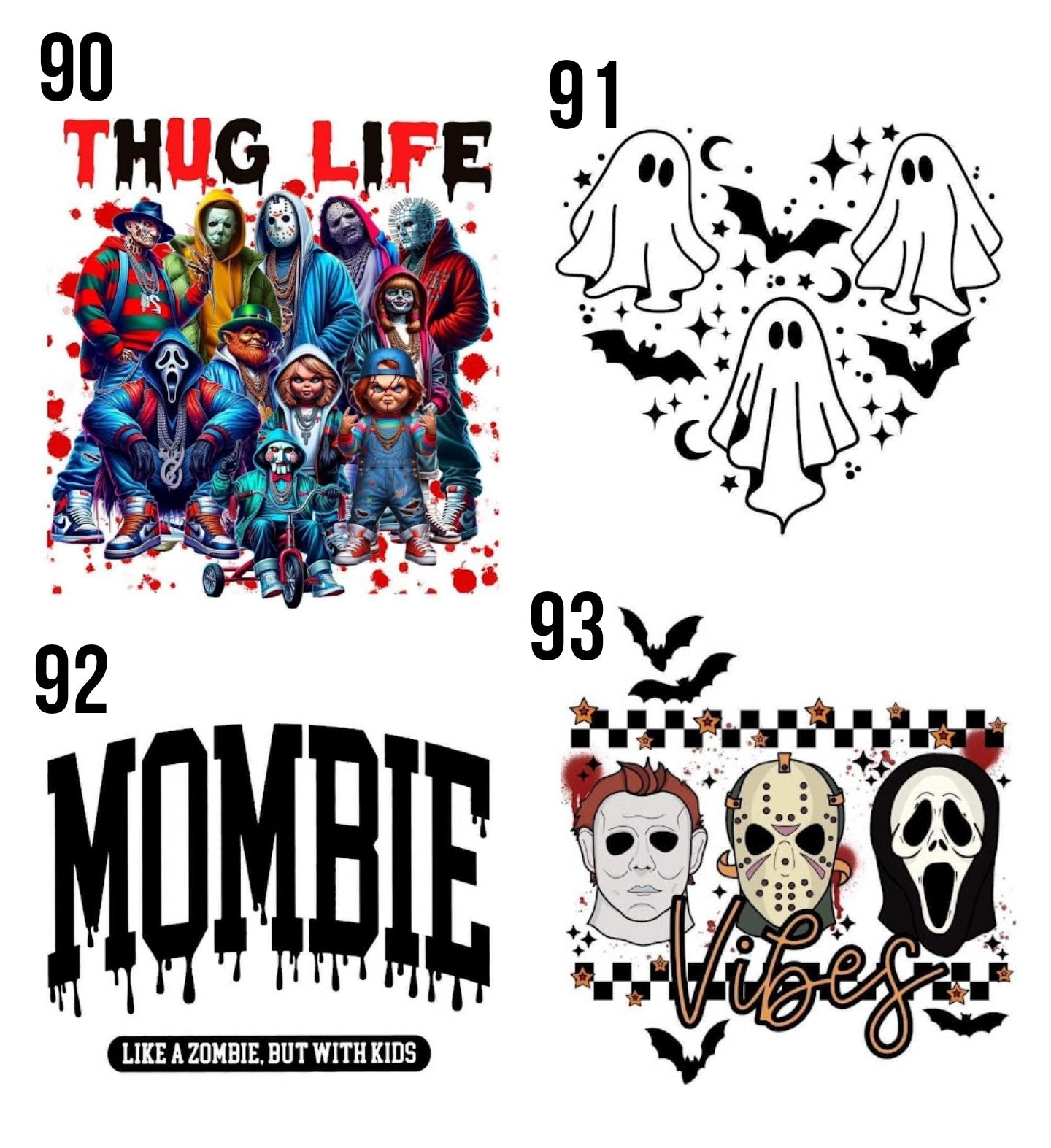 Halloween Designs (Bleached)