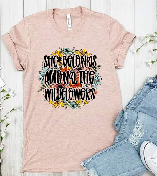 She belongs amongst the wildflowers