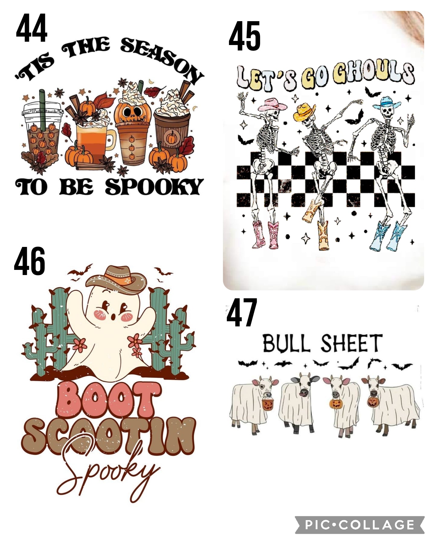 Halloween Designs (Bleached)