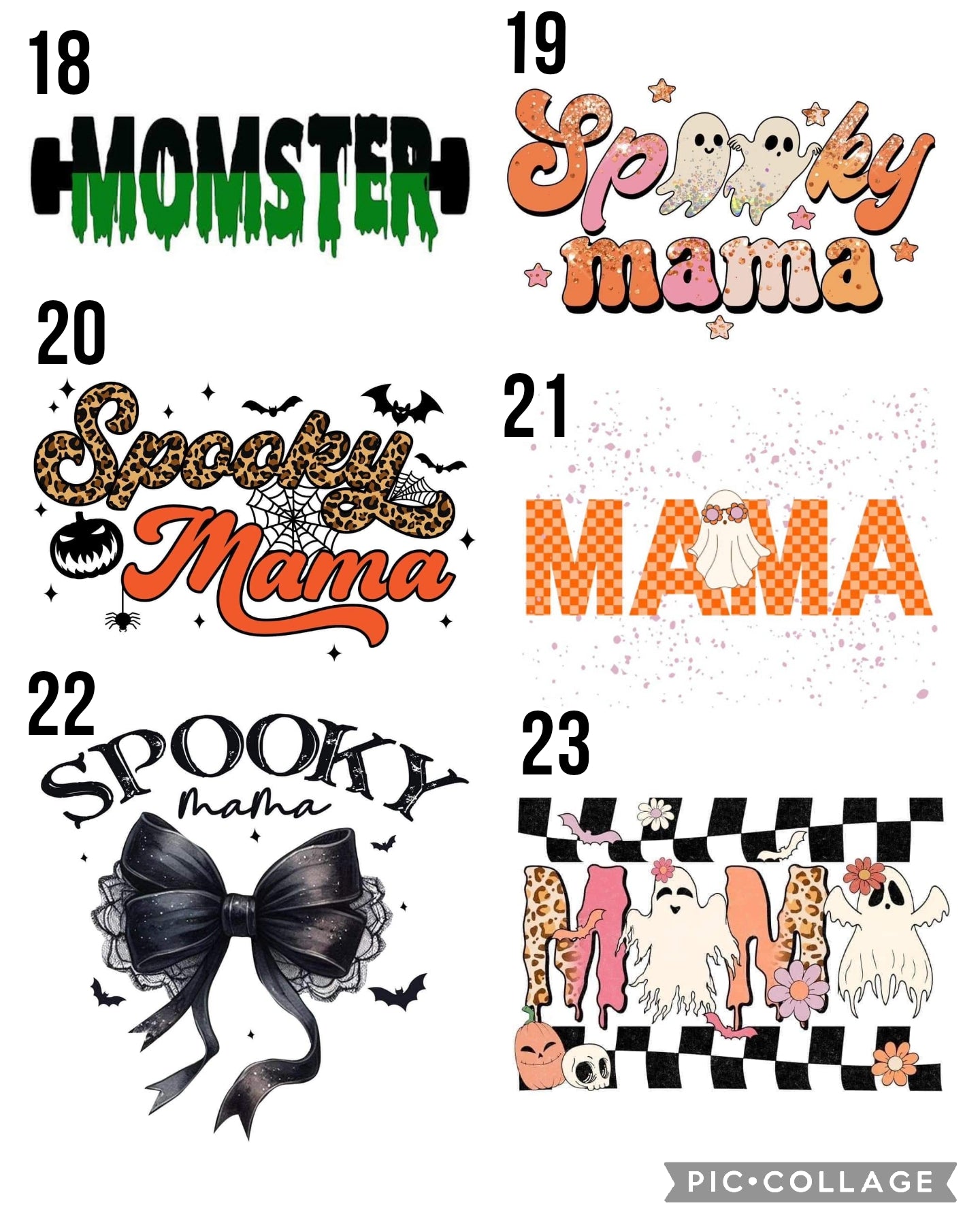 Halloween Designs (Bleached)