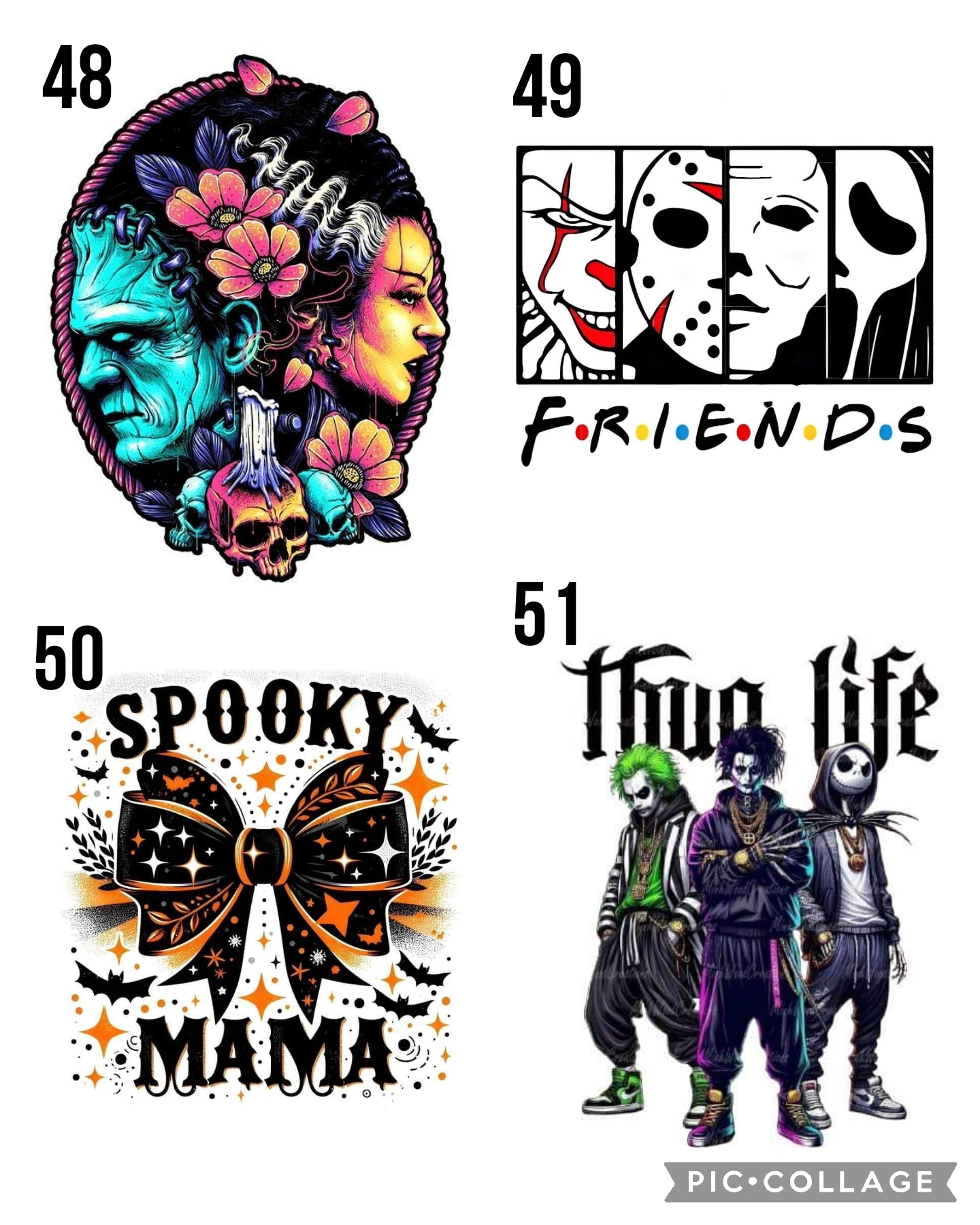 Halloween Designs (Bleached)