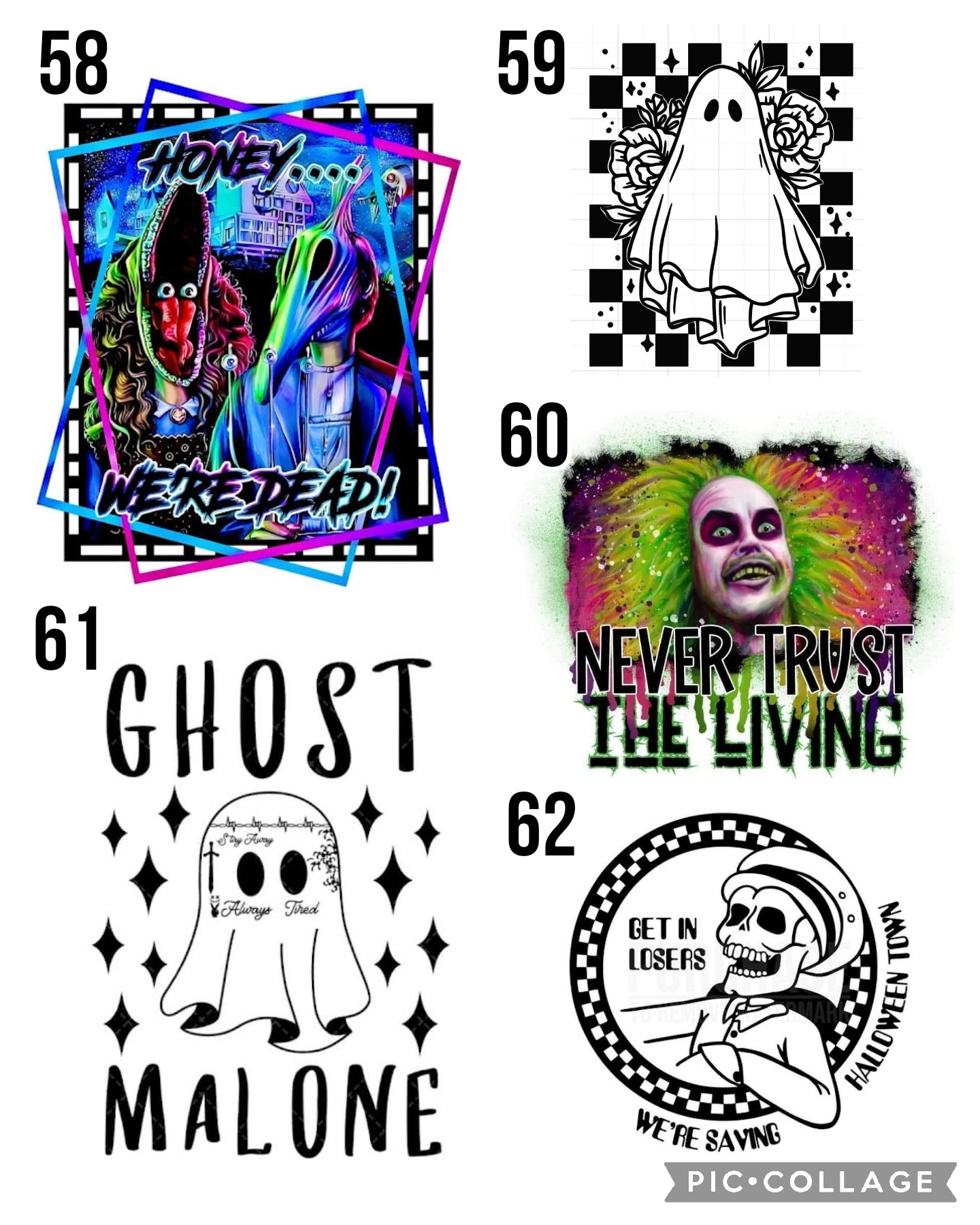Halloween Designs (Bleached)
