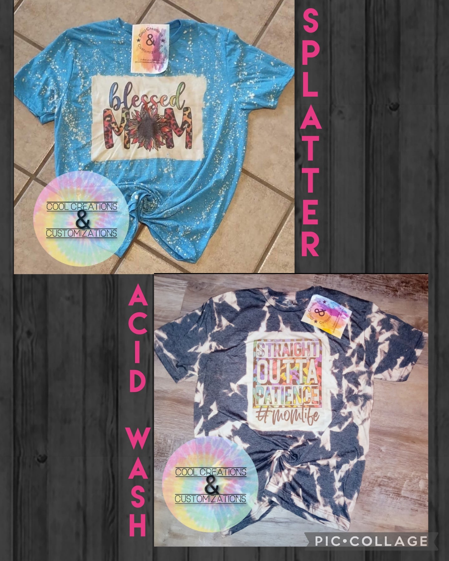 Small Bleach Tee's Listing