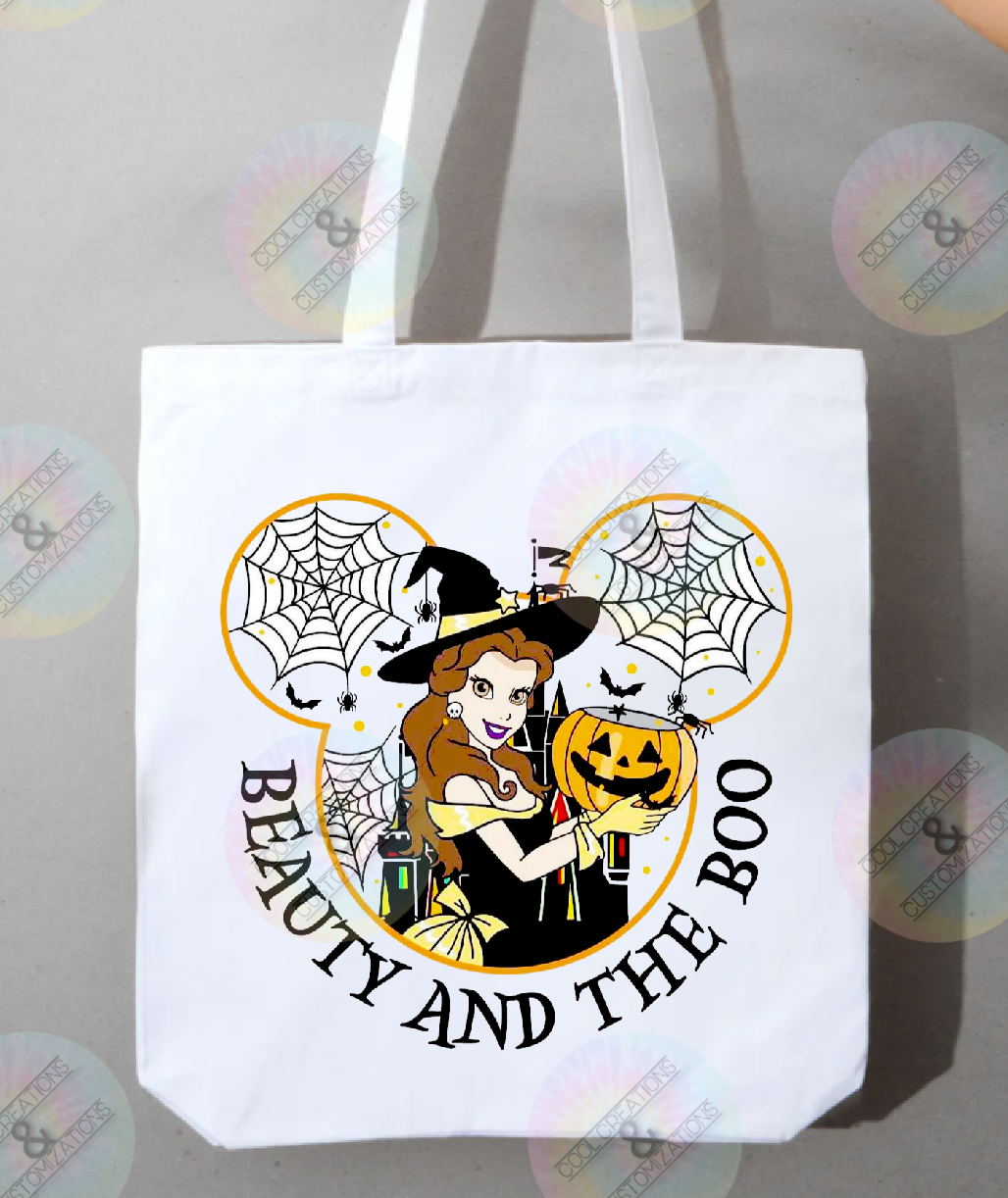 "Belle" trick or treat bag