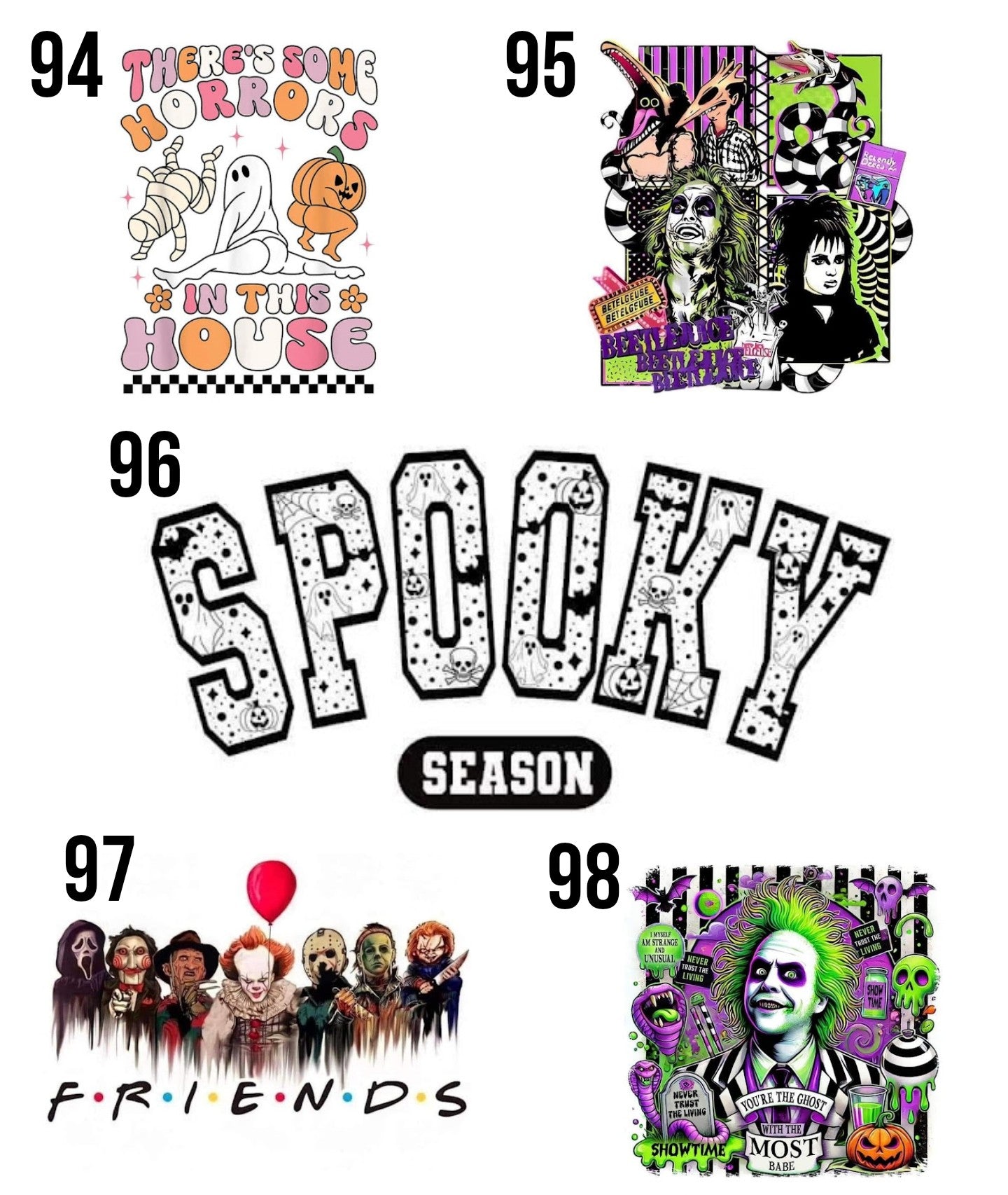 Halloween Designs (Bleached)