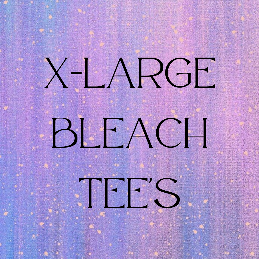 X-Large Bleach Tee's Listing
