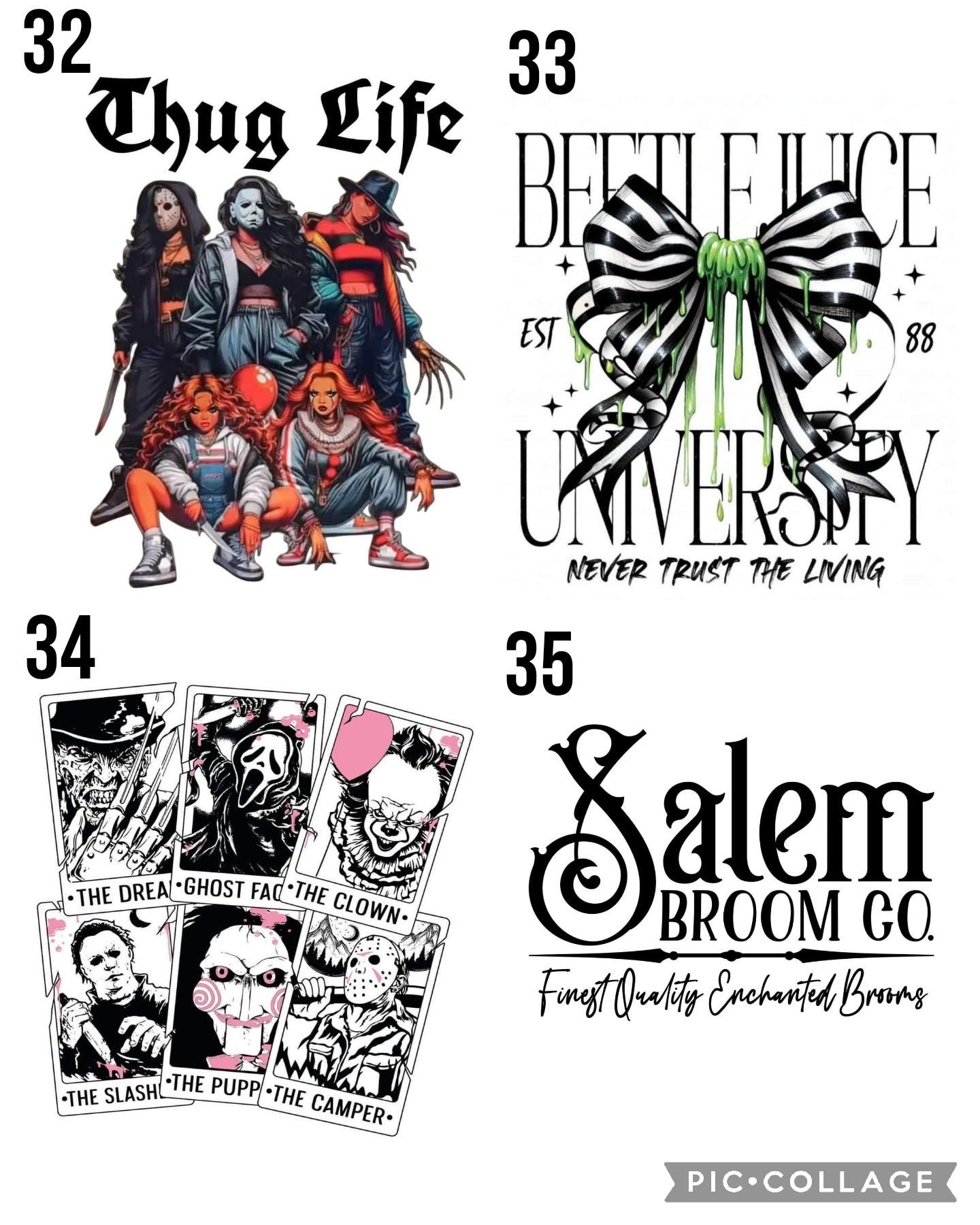 Halloween Designs (Bleached)