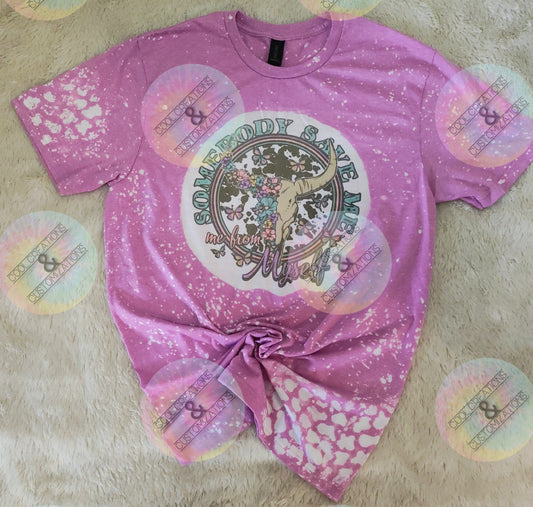 "Save Me" Bleached Tee