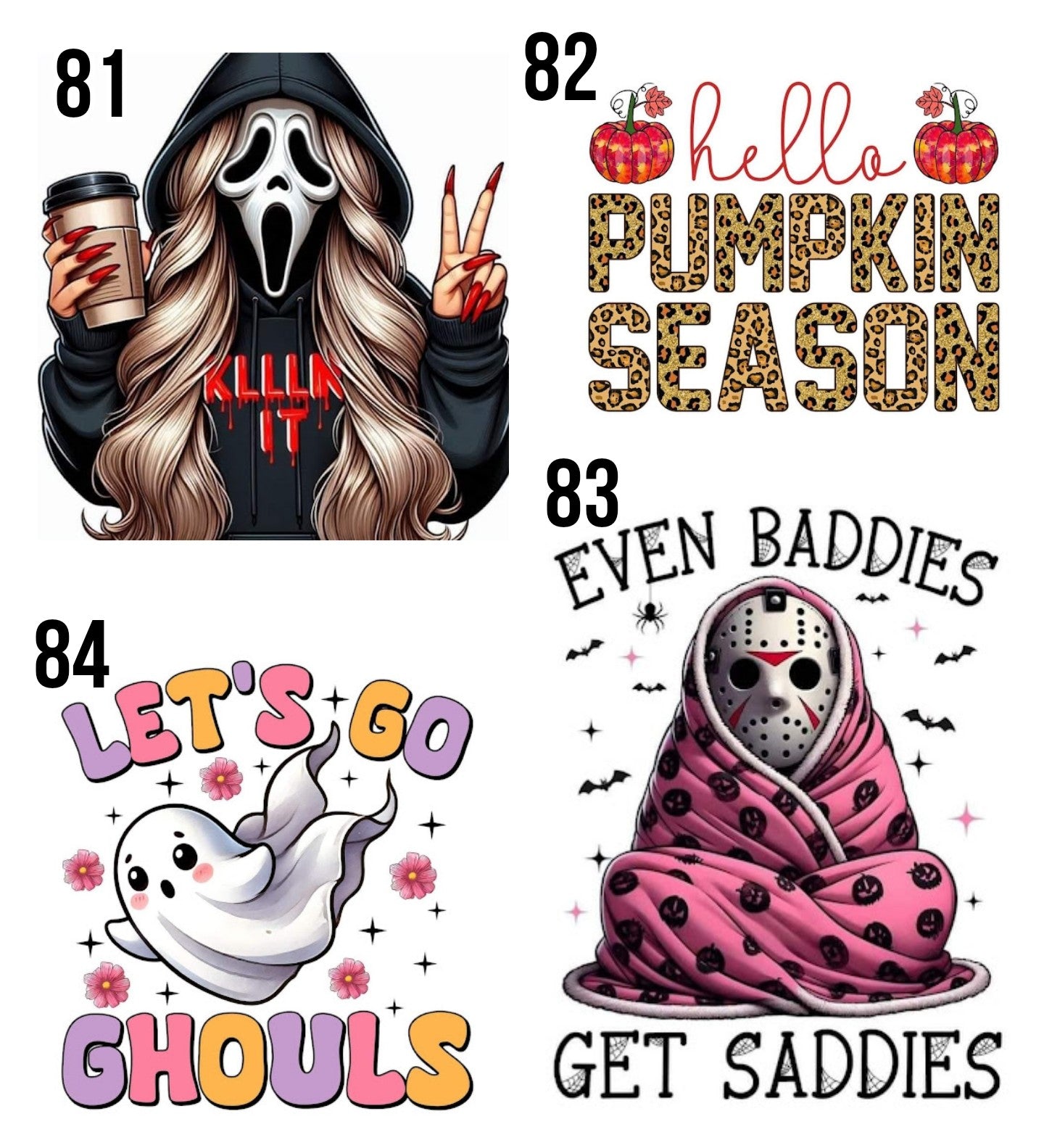 Halloween Designs (Bleached)