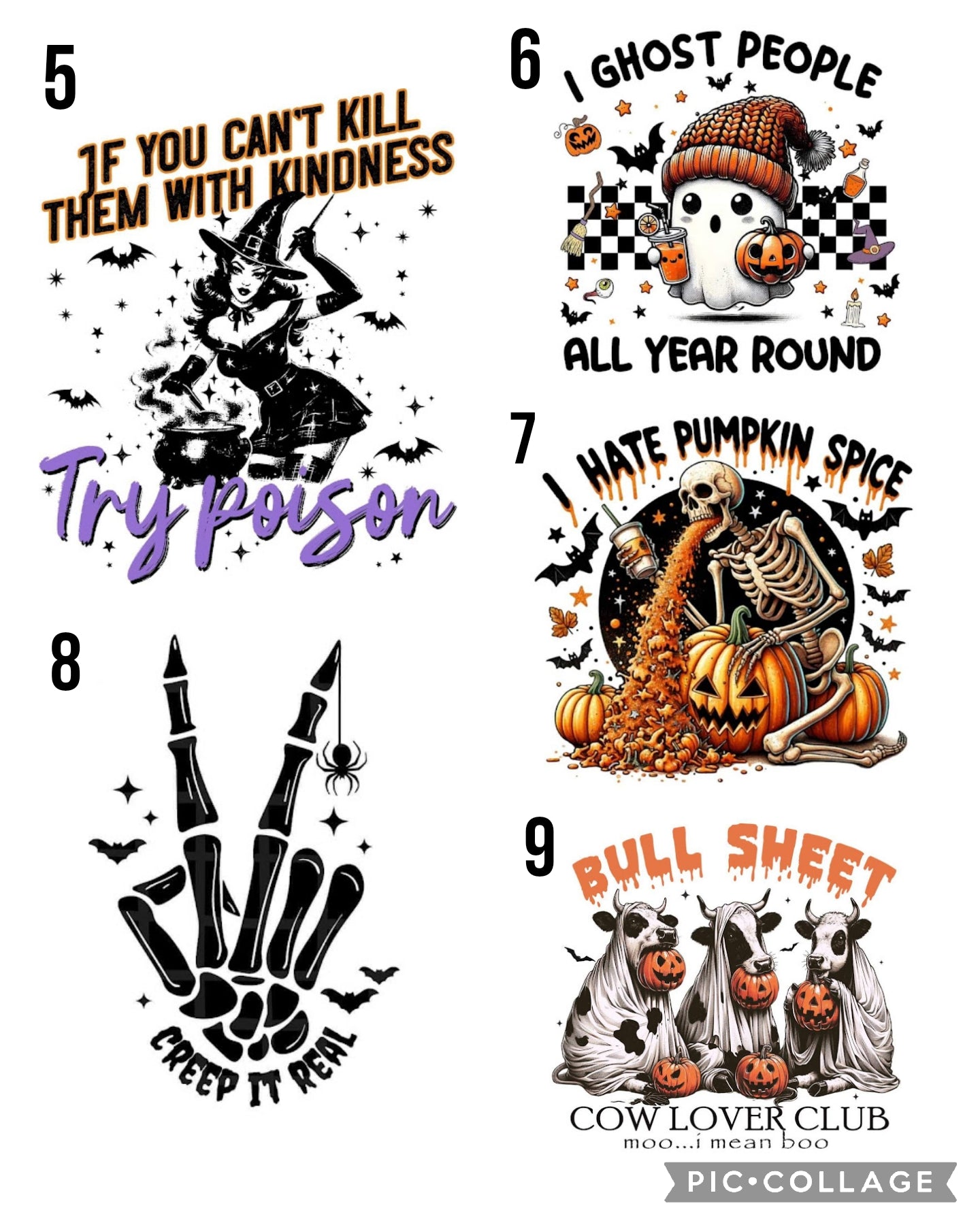 Halloween Designs (Bleached)