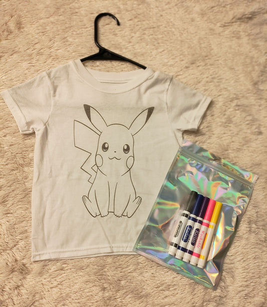 "Pikachu" Color me tee
