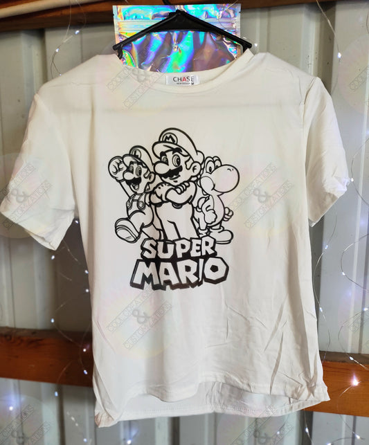 "Super Mario" Color me tee