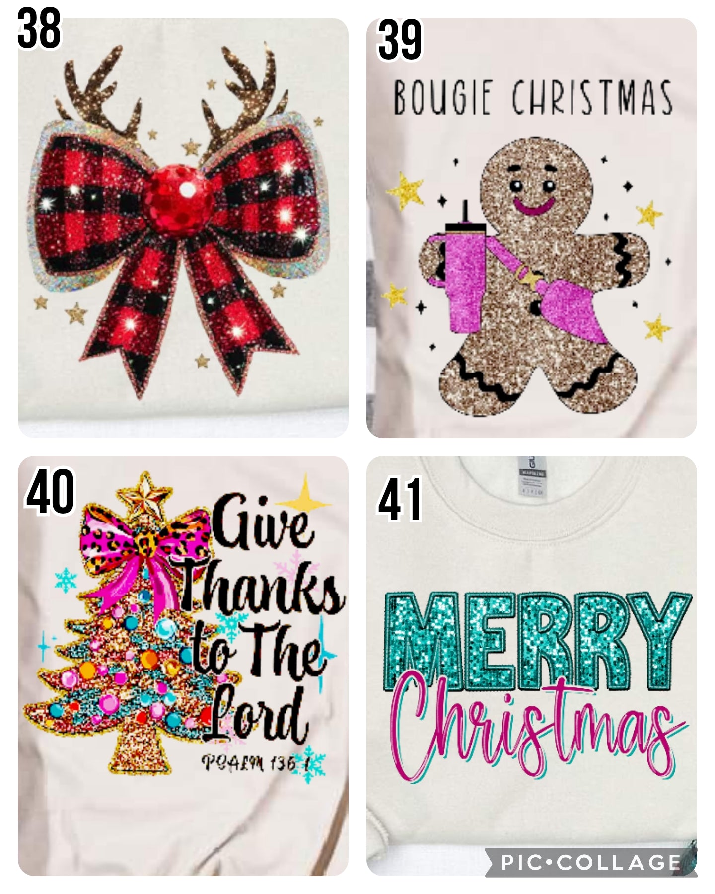 Christmas Designs (Bleached)