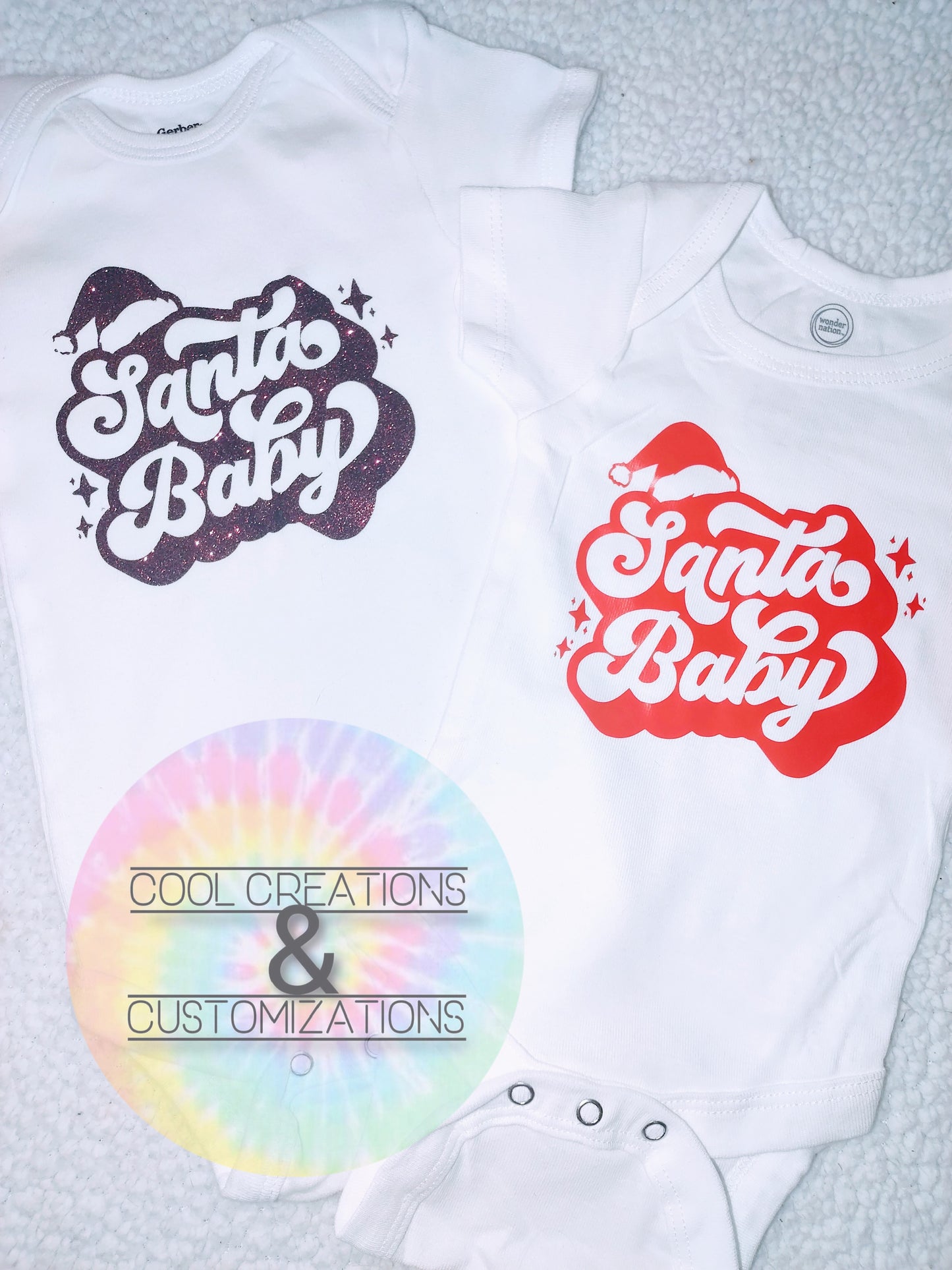 "Santa Baby" Onesies