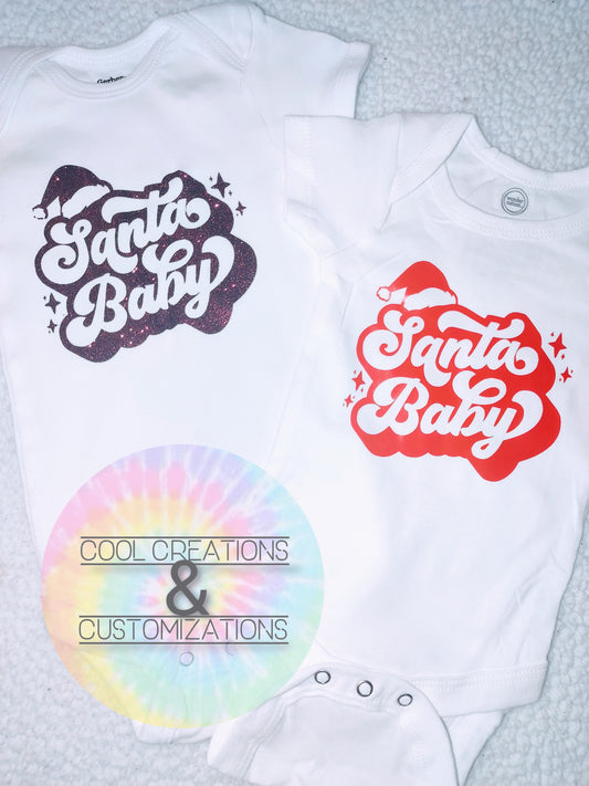 "Santa Baby" Onesies