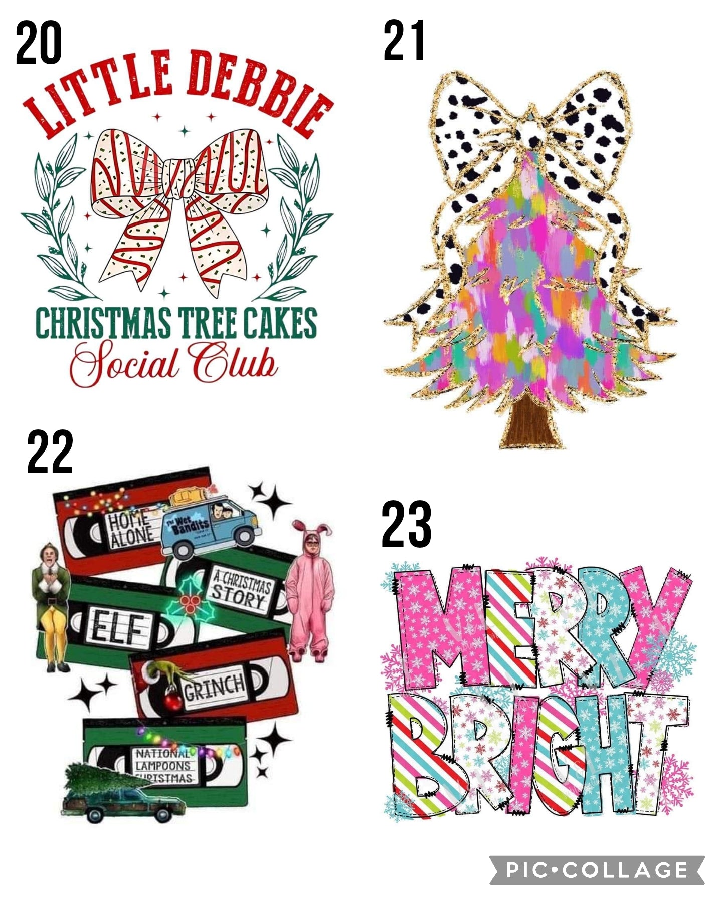 Christmas Designs (Bleached)