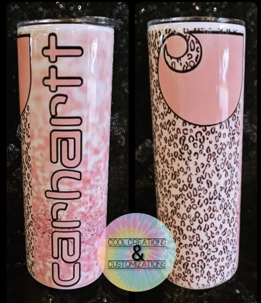 "Pink Carhartt" 20oz Tumbler