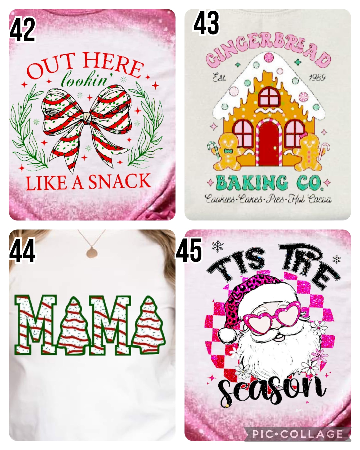 Christmas Designs (Bleached)