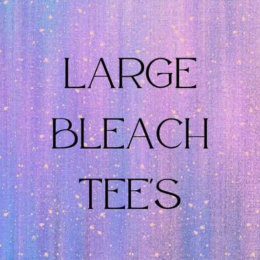 Large Bleach Tee's Listing