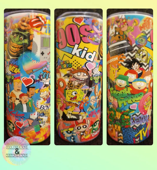 "90's Kid" 20oz Tumbler