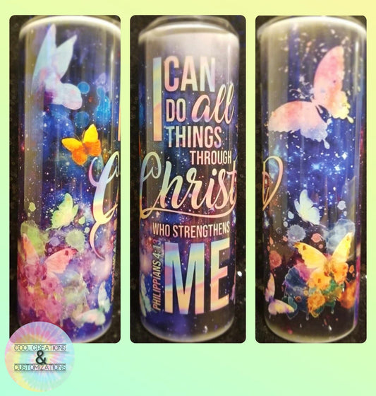 "All Things Through Christ" 20oz Tumbler