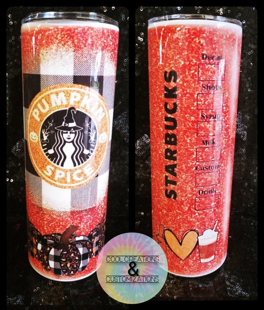 "Pumpkin Spice" 20oz Tumbler
