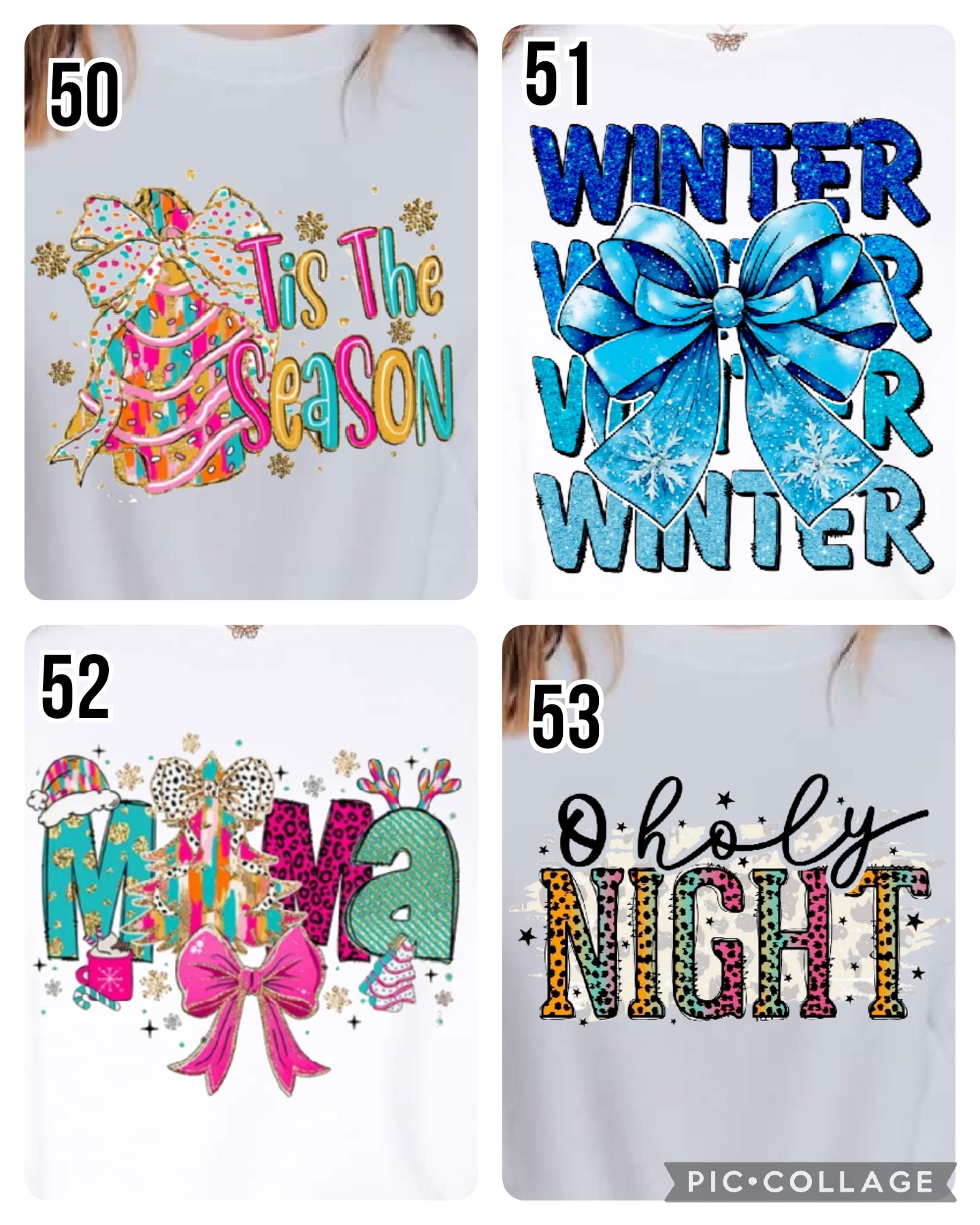 Christmas Designs (Bleached)