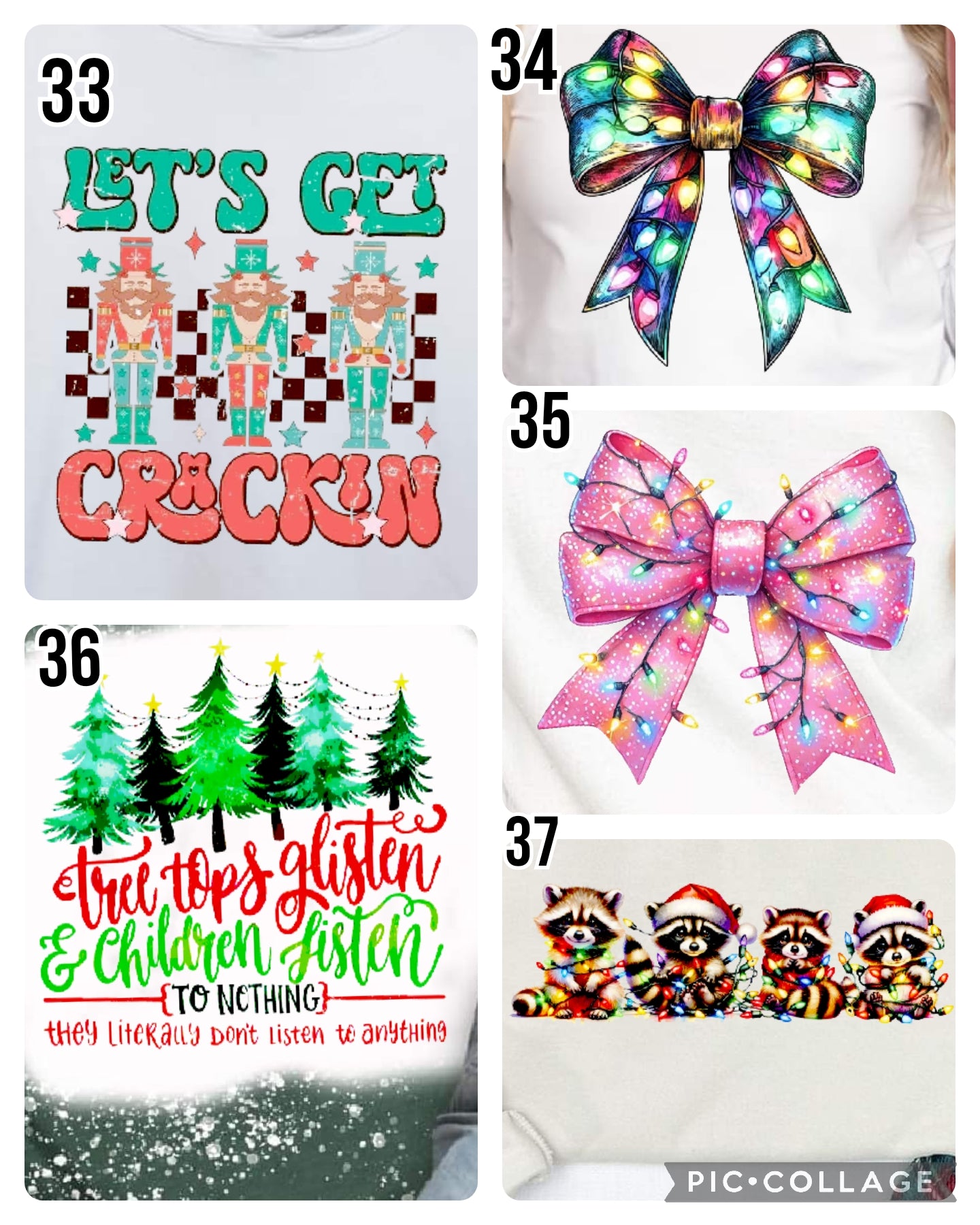 Christmas Designs (Bleached)