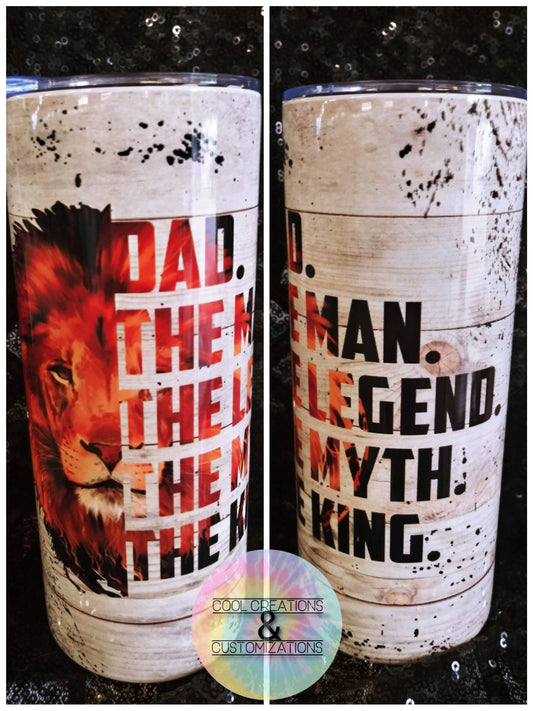"Dad. The Man." 20oz Tumbler