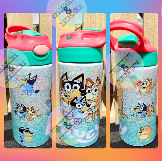 "Blue Bluey" 12oz Thermos