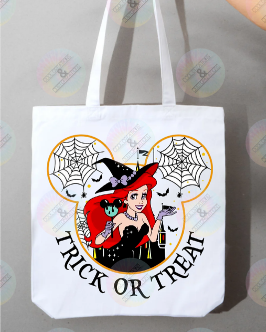 "Ariel" trick or treat bag