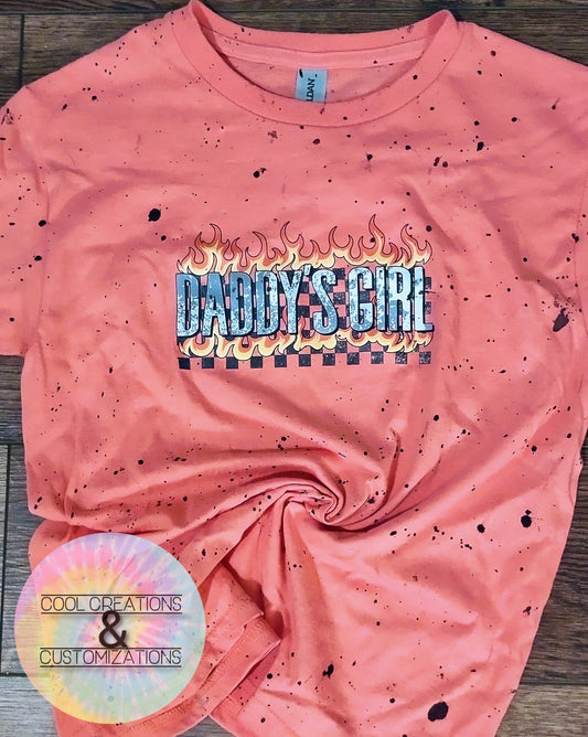 "Daddy's Girl" Splatter Youth Tee
