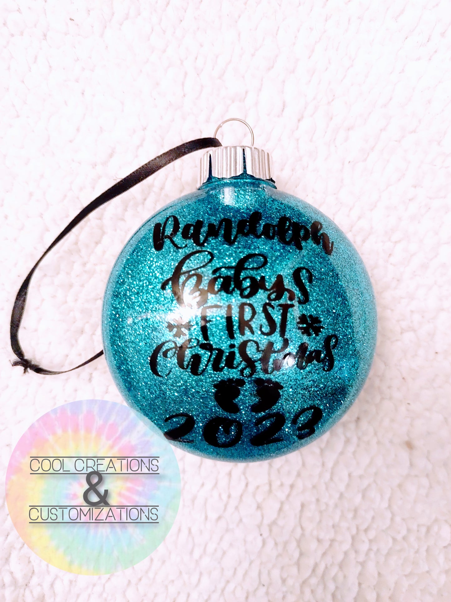 "Baby's first Christmas 2024 W/Name" ornament