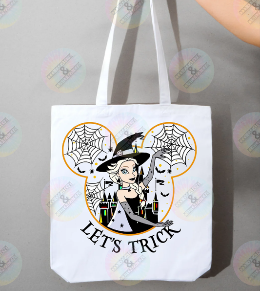 "Elsa" trick or treat bag