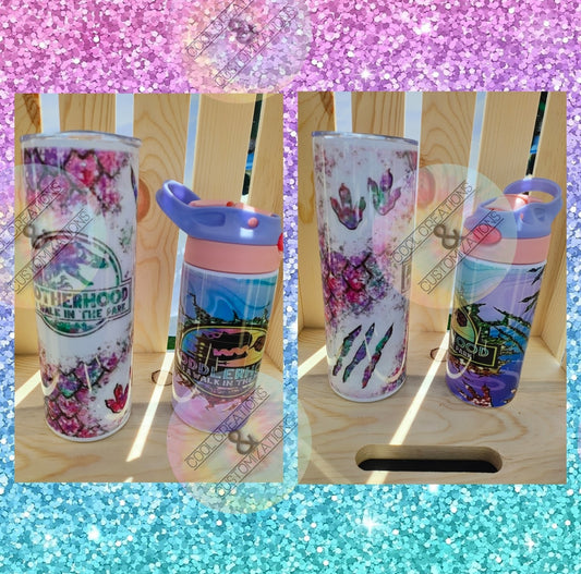 "Motherhood & Toddler Hood Set" 20oz Tumbler & 12oz Thermos