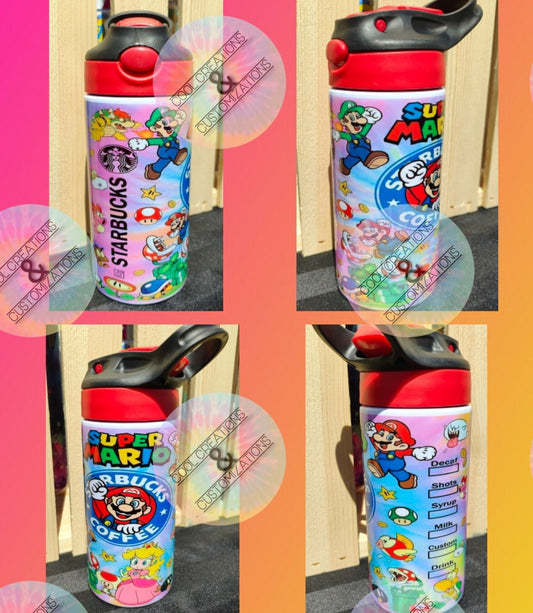 "Mario" 12oz Thermos