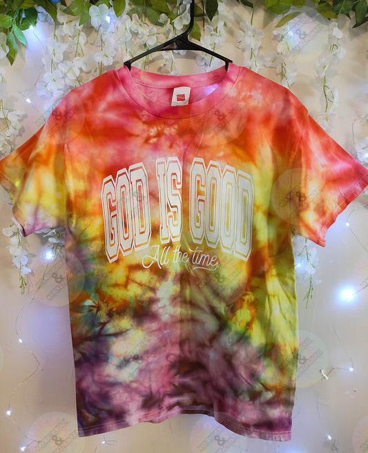 "God Is Good All The Time" Tie-Dye Shirt