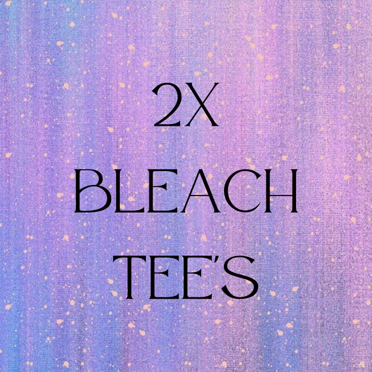 2X Bleach Tee's Listing