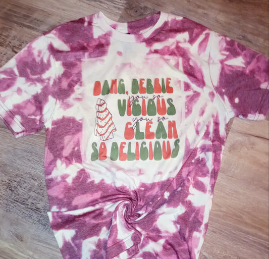 "Dang Debbie" Bleached Tee