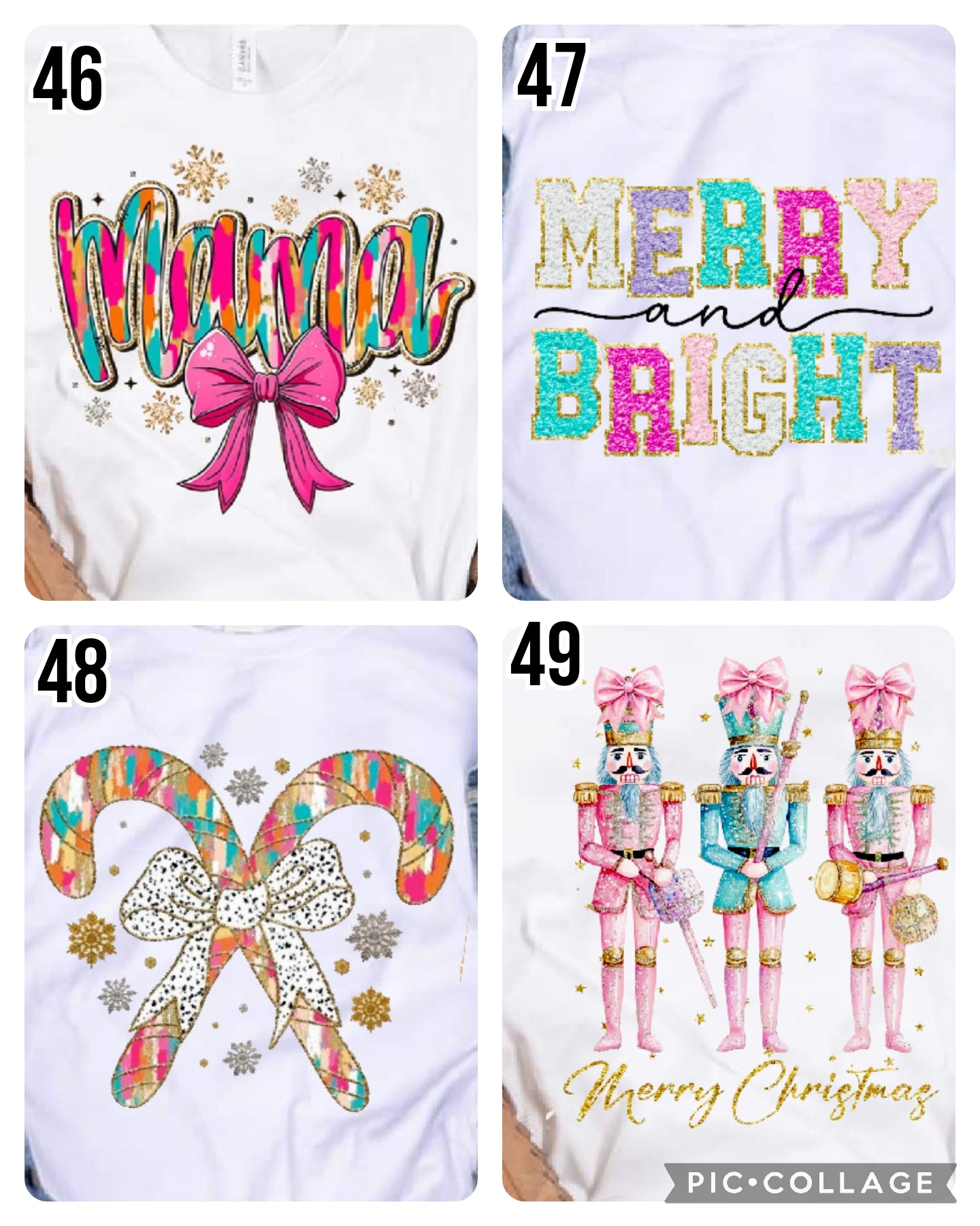 Christmas Designs (Bleached)