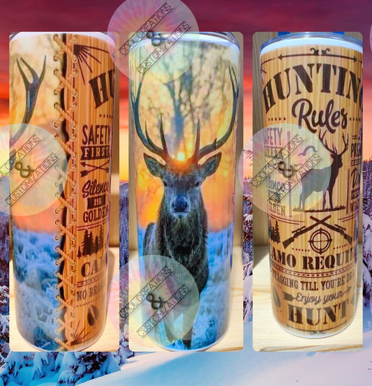 "Hunting Rules" 20oz Tumbler
