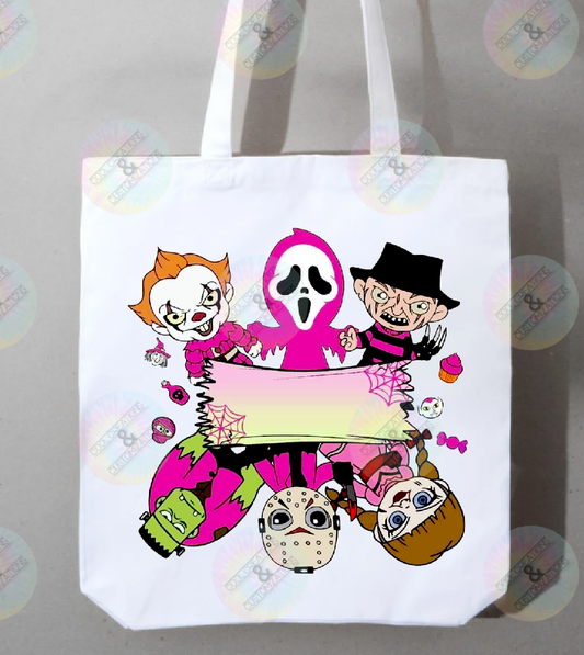 Personalized "Halloween Guys" trick or treat bag