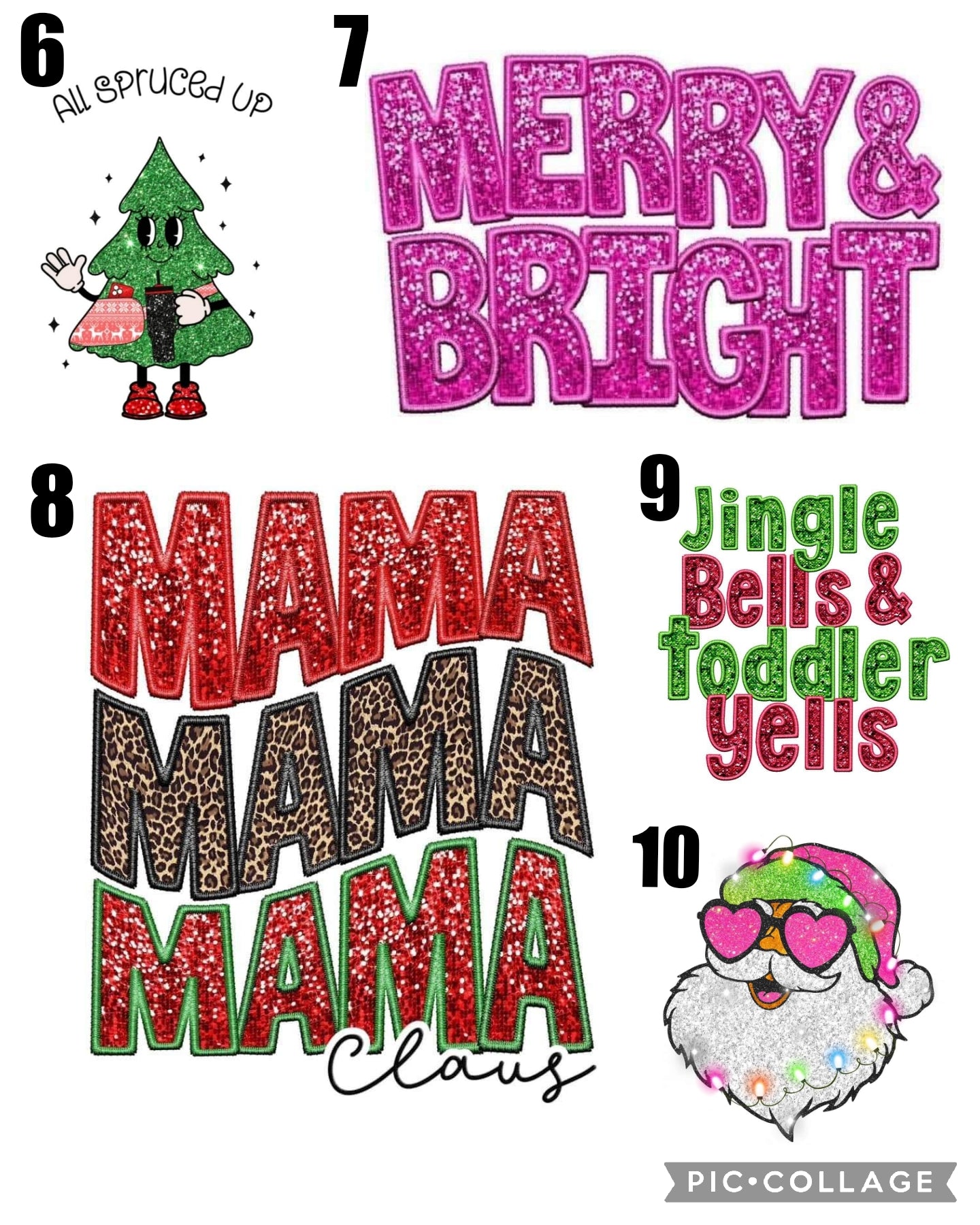 Christmas Designs (Bleached)